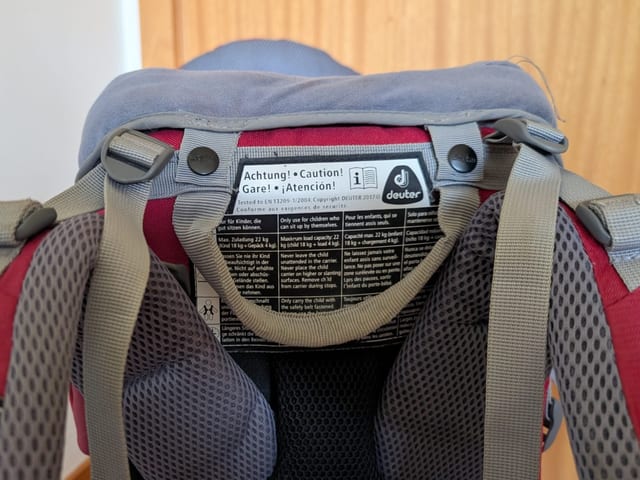 Deuter Kid Comfort Child Carrier Backpack